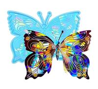 Holographic Butterfly - Epoxy Resin Mold Set, Reusable Silicone Casting Tool Keychain Necklace Pendant Decorative Craft Kit | Perfect for DIY Jewelry Art Home Decoration Handmade Projects