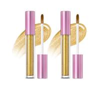 Holographic Lip Gloss Glitter Shimmer Lipstick Long Lasting Waterproof,Metallic Liquid Diamond Glitter Lipstick Holographic Lip Gloss For A Sparkly Finish,Moisturizing Shimmer Makeup (2 * 04#)