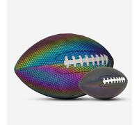 Holographic Luminous Light Up Reflective Football for Night Games & Training, Glowing in The Dark