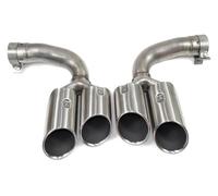 holohol Extremo Tubo Escape para P&orsche para Cayenne Híbrido Gasolina 2018-2020 S Punta Escape Automóvil Estilo Sistema Escape Tubo Escape Silenciador Tubos Extremo(A2)