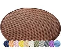 Holomaalahi Almohadillas para Asiento de jardín, diámetro 35 cm, Antideslizantes, para Taburete de Bar, para Interior y Exterior, jardín, Comedor, bistró, Patio, Oficina, cafetería, lavab