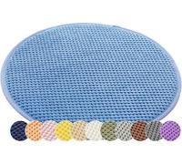 Holomaalahi Asiento de jardín de 35 cm de diámetro, Antideslizante, para Interior y Exterior, jardín, Comedor, bistró, Patio, Oficina, cafetería, Lavable a máquina.