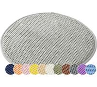 Holomaalahi Cojines de Asiento para sillas de Comedor, diámetro 35 cm, Antideslizantes, para taburetes de Bar, para Interiores y Exteriores, jardín, Comedor, bistró, Patio, Oficina, cafet