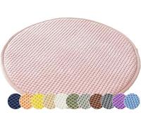 Holomaalahi Silla Redonda de 35 cm de diámetro, Antideslizante, con Almohadillas para el Asiento, Ideal para Interiores y Exteriores, jardín, Comedor, bistró, Patio, Oficina, cafetería, l