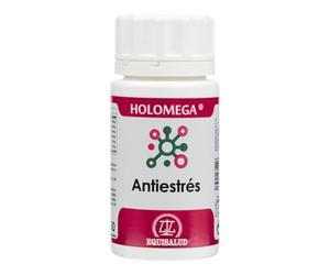 Holomega Antiestrés - 50 Cápsulas | Con Magnesio, Ashwagandha, Melisa y GABA | Sistema Nervioso, Relajación y Fatiga | Serenzo™ y Lavanda | Equisalud