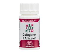 Holomega Colágeno II Equisalud 50 Cápsulas | Colágeno Tipo II, Condroitín Sulfato y Membrana de Huevo | Complemento Alimenticio para Bienestar Articular