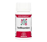 Holomega Fertihombre Equisalud | Fertilidad masculina | 50 cápsulas | Con maca, tribulus, ashwagandha, CoQ10, zinc y selenio para complementar la nutrición del hombre adulto