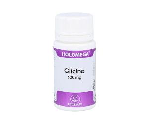 Holomega Glicina 50 cápsulas 500 mg Equisalud - suplemento de glicina