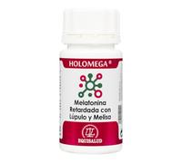 Holomega Melatonina Retardada con Lúpulo y Melisa de Equisalud, 50 cápsulas