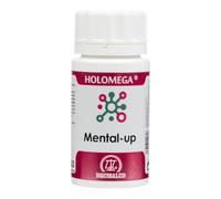 Holomega Mental-Up Equisalud 50 Cápsulas | Con Neuravena®, Bacopa, Ginkgo y Zinc | Concentración y Función Cognitiva Normal | Fórmula Botánica