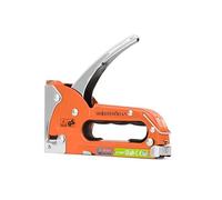 Holothurian - Grapadora Manual Compacta 4-8 mm | Compatible con Grapas Tipo D | Herramienta Metálica Ergonómica para Tapicería, Decoración, y Bricolaje | Incluye 200 Grapas | Bloqueo Seguridad