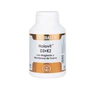 Holovit D3+K2 con Magnesio y Membrana de huevo de Equisalud, 180 cápsulas