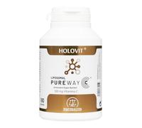 Holovit PureWay-C Liposomal Equisalud | Vitamina C Liposomal con Bioflavonoides Cítricos | Alta Absorción | Apoyo al Sistema Inmunitario y Energía | Apto para Veganos | 180 Cápsulas