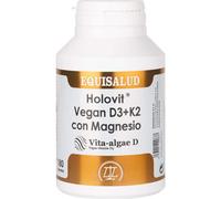 Holovit Vegan D3+K2 con Magnesio de Equisalud, 180 cápsulas
