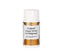 Holovit Vegan D3+K2 con magnesio 50 cápsulas - complemento alimenticio vegano Equisalud