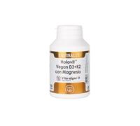 Holovit Vegan D3+K2 con Magnesio de Equisalud, 180 cápsulas