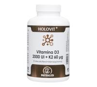 Equisalud Holovit Vitamina D3 2000 UI + K2 60µg 180 Cápsulas