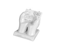 'Holst Porcelana ACS 011 portatarjetas Manos, Color Blanco, 15 x 10.5 x 8.5 cm