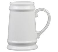 Holst Porcelana BK 001 FA1 Jarra de Cerveza 0,75 l, Porcelana, Blanco, 10 x 10 x 15 cm