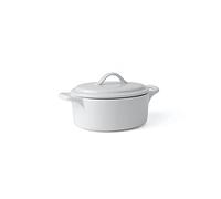 Holst Porcelana COC 200 Cocotte/kokotte/ - Olla con Tapa 0,15 L, Color Blanco, 9.5 x 8 x 6.2 cm