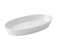'Holst Porcelana Tow 15536 Fuente de y Molde Ovalado Toscana, Color Blanco, 35.4 x 18.7 x 5 cm