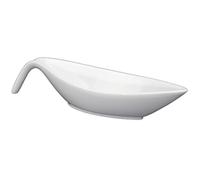 Holst Porzellan Bat 130 Asa Cuenco 30 cm frivolité Forma Bateau Switch, Color Blanco, 30.3 X 11.3 x 6 cm