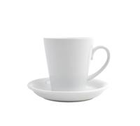 Holst Porzellan BJ 035 UTA38 - Juego de 2 tazas de porcelana (0,35 L, 15,5 x 15,5 x 11 cm, 2 unidades), color blanco