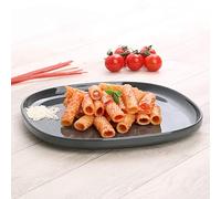 Holst Porzellan BSK 322 High Alumina-Plato Llano (24 cm, hasta 400% más Resistente Que la Porcelana Convencional), Color Gris