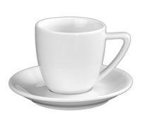 Holst Porzellan CF 001 SET2 Porcelana Moka/Juego de Espresso Conform 0,10 L con UTA 111, Blanco, 11 x 11 x 7 cm, 2 Unidades