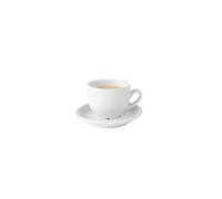Holst Porzellan CL 001 UTA112 Classico - Juego de 2 piezas (porcelana, 6,7 x 6,7 x 5,3 cm, 2 unidades), color blanco