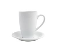 Holst Porzellan CTG 140 UTA - Juego de 2 tazas de porcelana (0,45 L, 9 x 12,7 x 12,8 cm, 2 unidades), color blanco