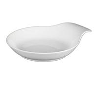 Holst Porzellan DC 2068 Cuenco 25 cm Forma de Gota Tear Drops Dip Cup, Color Blanco, 25 x 20 x 5.2 cm