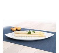Holst Porzellan/Germany BAT 003 FA1 Bandeja de Esparragos 2-pz. 45 cm, blanco, 44.5 x 22.5 x 3 cm