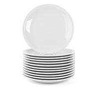 Holst Porzellan/Germany CT 026 FA1 Juego de 12 Platos llanos 26 cm, blanco, 25.5 x 25.5 x 2.7 cm
