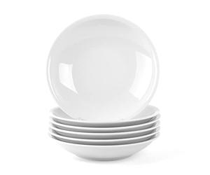 Holst Porzellan/Germany CT 121 Plato Hondo 21 cm Katja, Blanco, 20.5 x 20.5 x 4 cm, 6 Unidades