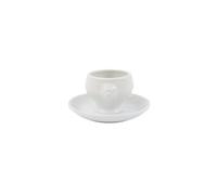 Holst Porzellan Juegos de vajilla, Porcelana, Blanco, Butter & Schmalz Löwenkopf-Set, 4
