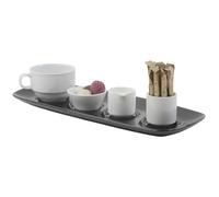 Holst Porzellan Juegos de vajilla, Porcelana, Blanco, Kaffee & tee Melange Smart 0,18 l