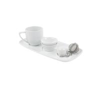 Holst Porzellan Juegos de vajilla, Porcelana, Blanco, tee-Melange Conform 0,2 l