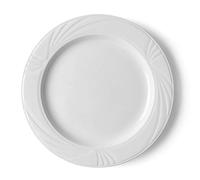 Holst Porzellan LUB 027 Plato de Porcelana, Blanco