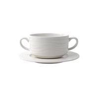 Holst Porzellan MD 125 MD Melody - Juego de 2 tazas de sopa (porcelana, 0,25 L, 9,6 x 14,2 x 5,5 cm, 2 unidades)