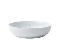 Holst Porzellan MT 222 - Platos de porcelana (22 cm, 1,20 L, redondos, 22 x 22 x 5,4 cm, 4 unidades), color blanco