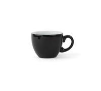 Holst Porzellan PA 150 O S - Juego de 6 tazas de porcelana (0,08 L, 6,8 x 6,8 x 5,2 cm), color negro