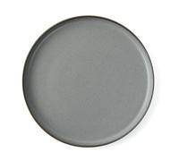 Holst Porzellan RT 524 - Plato de porcelana (25 cm, borde alto, 25,4 x 25,4 x 3,5 cm), color gris