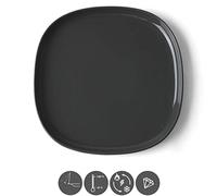 Holst Porzellan SK 326 High Alumina-Plato Llano (29 cm, hasta 400% más Resistente Que la Porcelana Convencional), Color Gris