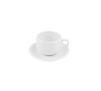 Holst Porzellan TC 008 UTA111 - Juego de 2 tazas de café (porcelana, 0,08 L, 11,5 x 11,5 x 62 cm), color blanco