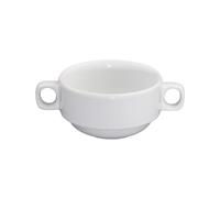 Holst Porzellan TC 025 B1 - Juego de 6 tazas de porcelana (0,25 L, 9,8 x 14 x 5,2 cm), color blanco