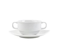 Holst Porzellan TH 025 FD - Juego de 2 tazas de porcelana (0,25 L, 2 unidades), color blanco