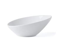 Holst Porzellan Vexus-Cuenco Inclinado (28 cm), Porcelana, Blanco, 27.6 cm