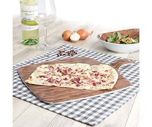 Holst Porzellan WD 238 Tabla de Aluminio de 38 x 31 cm Aspecto de Madera en 2. Elección con pequeños Errores, hasta un 150% más Resistente Que la Porcelana Tradicional, Blanco