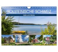 HOLSTEINISCHE SCHWEIZ Idylle und Historie (Wandkalender 2026 DIN A4 quer), CALVENDO Monatskalender: Charmante Orte
